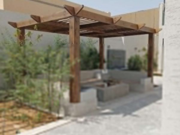 مظلات — مظلات خشبية في جدة